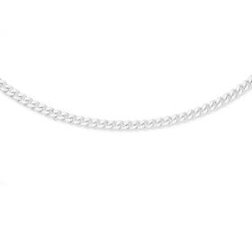 Silver-45cm-Dia-Cut-Solid-Curb-Chain on sale