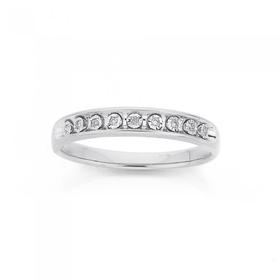 9ct-White-Gold-Diamond-Anniversary-Band on sale