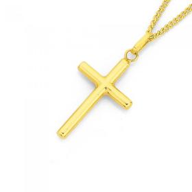 9ct-Gold-18mm-Cross-Pendant on sale