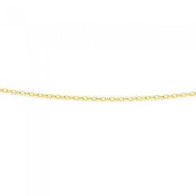 9ct-Gold-50cm-Solid-Cable-Chain on sale