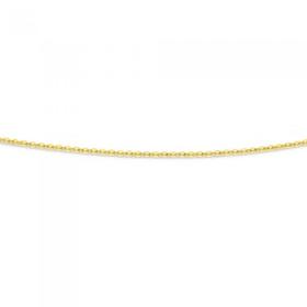 9ct-Gold-45cm-Solid-Trace-Chain on sale