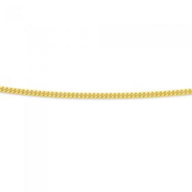 9ct-Gold-50cm-Solid-Curb-Chain on sale