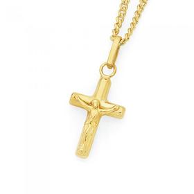 9ct-Gold-Crucifix-Pendant on sale