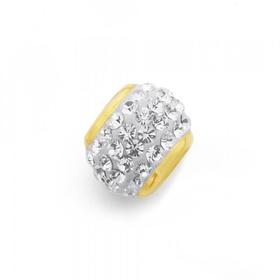 9ct-Gold-Crystal-Ring-Charm on sale