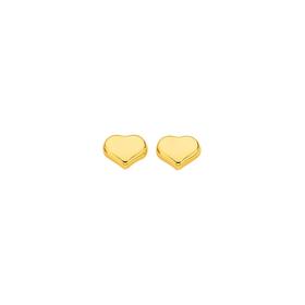 9ct-Heart-Studs on sale