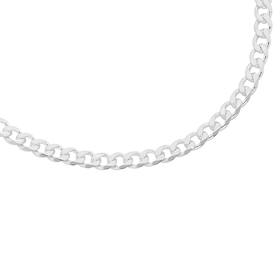 Silver-55cm-Bevelled-Curb-Chain on sale