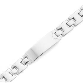 Steel-H-Link-ID-Bracelet on sale