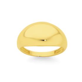 9ct+Gold+Tapered+Ring