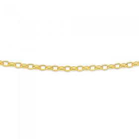 9ct-Gold-50cm-Oval-Belcher-Chain on sale