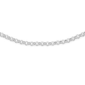 Silver-50cm-Medium-Belcher-Chain on sale