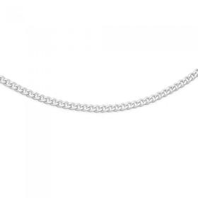 Silver-55cm-Curb-Chain on sale