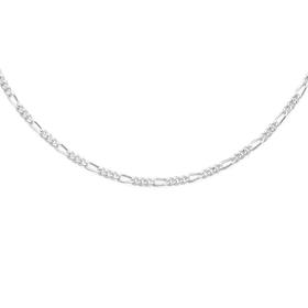 Silver-45cm-31-Figaro-Chain on sale