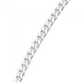 Silver-60cm-Dia-Cut-Solid-Curb-Chain on sale