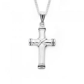 Silver-Gents-Celtic-X-Cross on sale