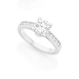 Silver-Round-4-Claw-CZ-Channel-Set-Band-Ring on sale