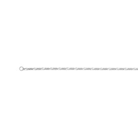 9ct-White-Gold-45cm-Solid-Figaro-Chain on sale