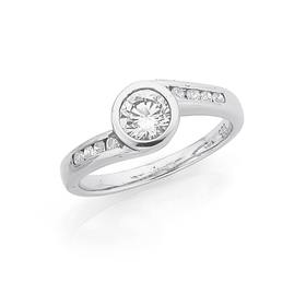 Silver-CZ-Bezel-Solitaire-With-Twist-Shld-Ring on sale