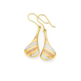 9ct-Gold-Tri-Tone-Lantern-Drop-Earrings on sale