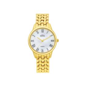 Elite+Ladies+Gold+Tone+Watch