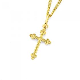 9ct-Gold-Cross-Pendant on sale