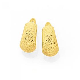 9ct-Gold-Huggie-Earrings on sale