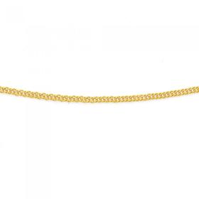 9ct-Gold-50cm-Solid-Double-Curb-Chain on sale