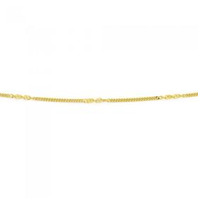 9ct-Gold-50cm-Solid-Twist-Curb-Chain on sale