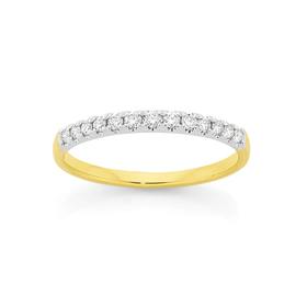 18ct-Gold-Diamond-Anniversary-Band on sale