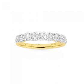 9ct-Gold-Diamond-Wave-Band on sale