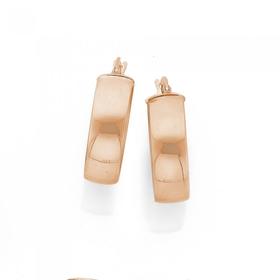 9ct-Rose-Gold-15mm-Hoop-Earrings on sale