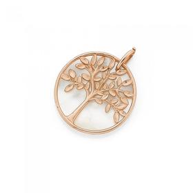 9ct-Rose-Gold-Mother-Of-Pearl-Pendant on sale