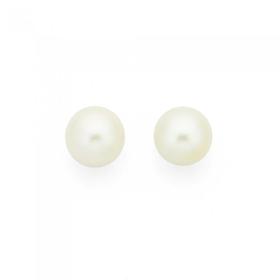 9ct-Gold-Freshwater-Pearl-Basic-Studs on sale