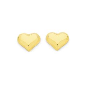 9ct+Gold+Stud+Earrings