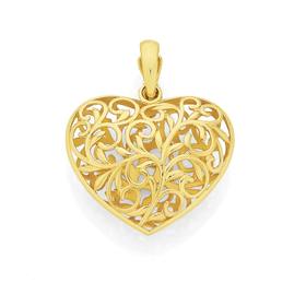 9ct-Gold-Heart-Enhancer on sale