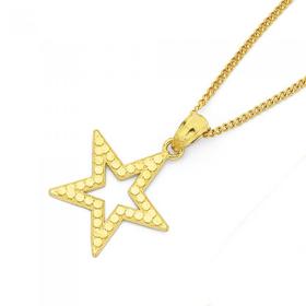 9ct-Gold-Star-Pendant on sale