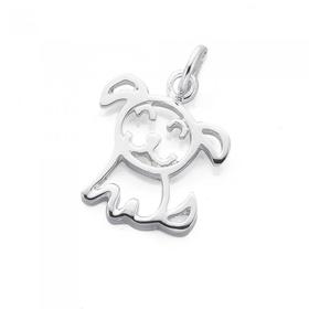 Silver-Our-Dog-Charm on sale