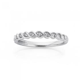 9ct-White-Gold-Diamond-Anniversary-Band on sale