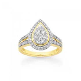 9ct-Diamond-Ring-TDW75ct on sale