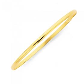 9ct-Gold-65mm-Solid-Bangle on sale