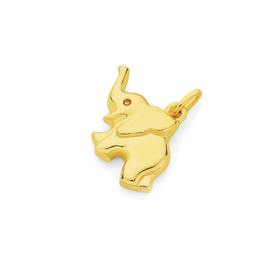 9ct-Gold-Elephant-Pendant on sale