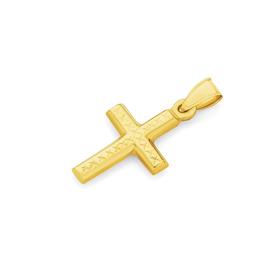 9ct-Gold-15mm-Childrens-Cross on sale