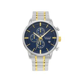 Elite-Mens-Silver-and-Gold-Tone-Watch on sale