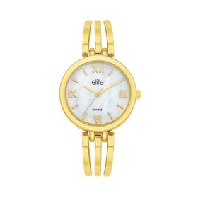 Elite+Ladies+Gold+Tone+Watch