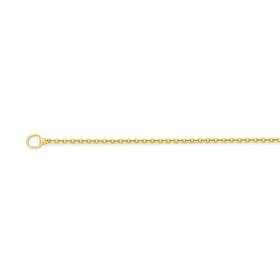 9ct+Gold+45cm+Solid+Trace+Chain