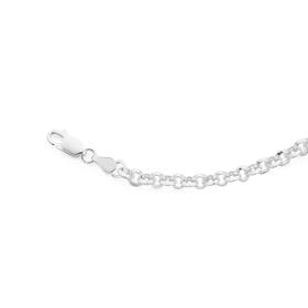 Silver-19cm-Bevelled-Belcher-Bracelet on sale