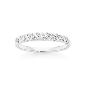 9ct-White-Gold-Diamond-Anniversary-Band on sale