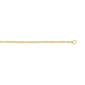 9ct+Gold+45cm+Singapore+Chain