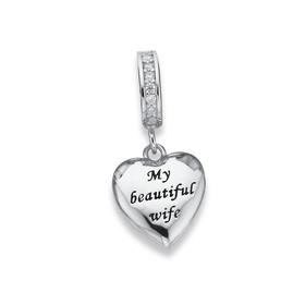 Silver-Your-Story-Cubic-Zirconia-My-Beautiful-Wife-Bead on sale