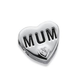 Silver-Your-Story-Cubic-Zirconia-Mum-Heart-Bead on sale