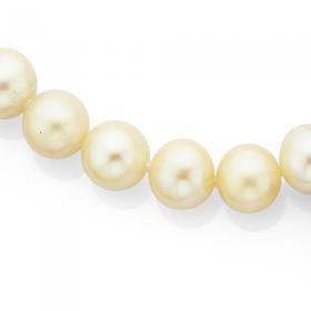 9ct+Gold+Cultured+Freshwater+Pearl+Necklet